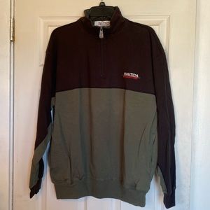 Vintage Nautica Competition quarter zip sweatshirt  size L
